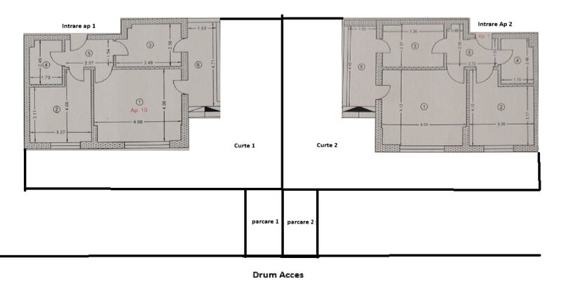 Popesti-Leordeni, dec. cu gradina si parcari, 14 min M. Dimitrie Leonida